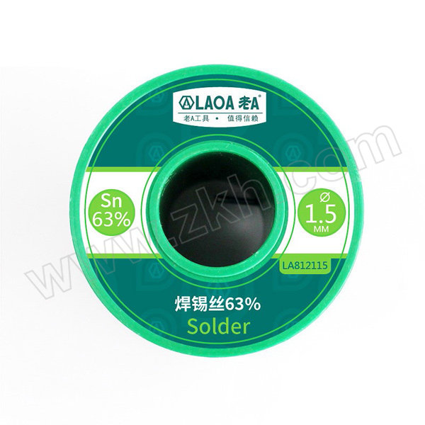 LAOA/老A 含锡量63％焊锡丝 LA812108 0.8mm 1卷