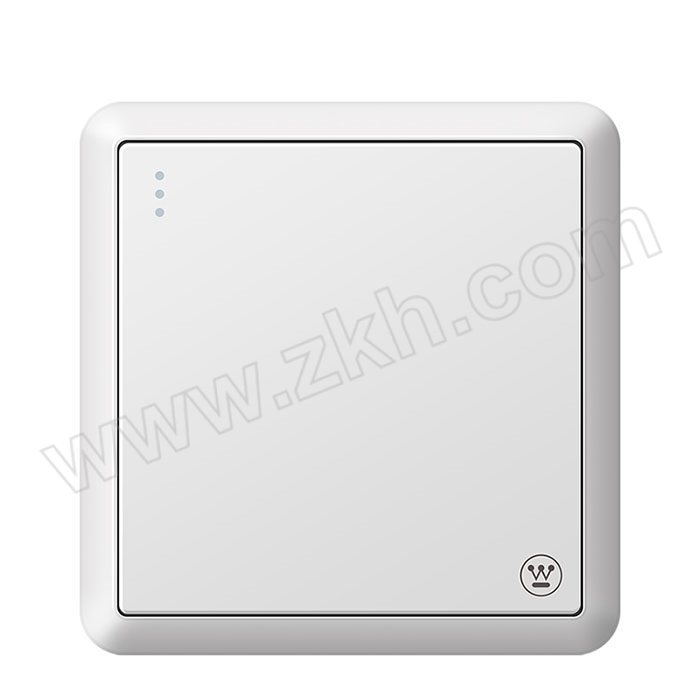 WESTINGHOUSE/西屋 维悠JOOY系列86型开关面板 W21Q/1Y 一位单极开关 10A 轻云白 1个