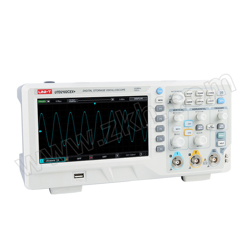 UNI-T/优利德 台式示波器 UTD2102CEX+ 7"宽屏 100M 1GS/s 1台