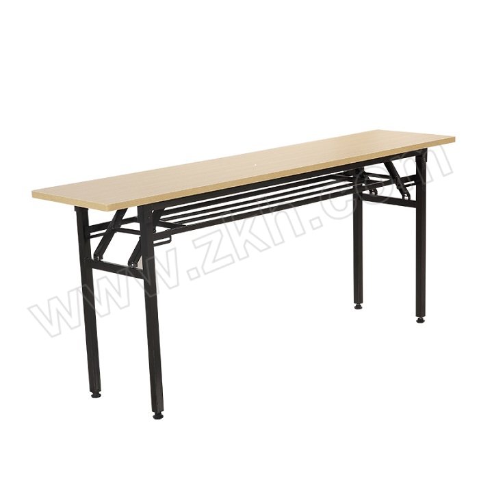 BEFON/倍方 双层简易折叠办公桌 折叠桌 尺寸180×60×75cm 原木色 1张