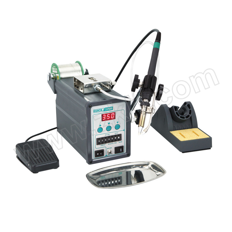 QUICK/快克 自动出锡电焊台 QUICK376D-150W-1.0mm-脚踏 1个