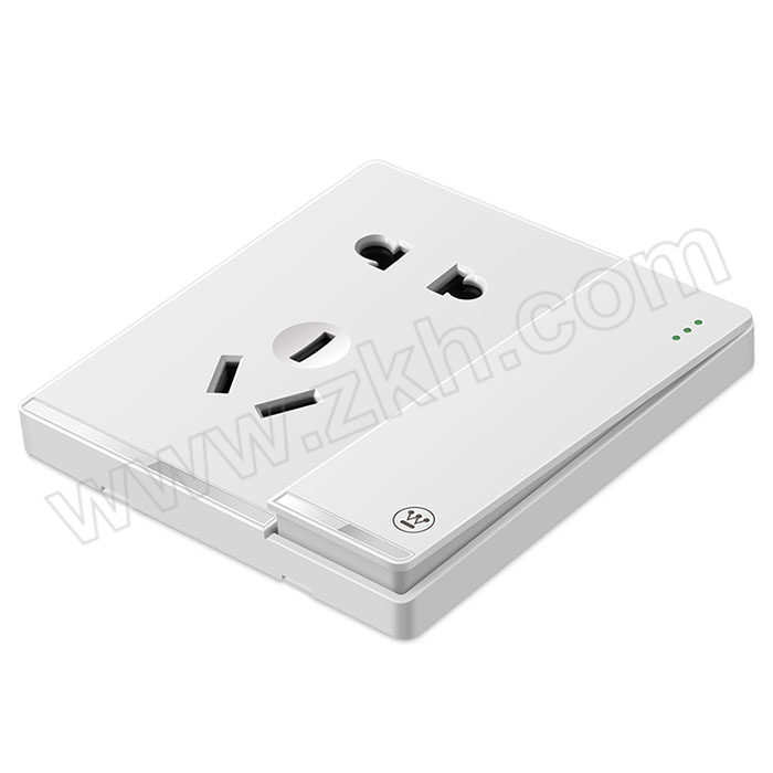 WESTINGHOUSE/西屋 维品系列开关插座面板(典尚白) W71023K/Y 带开关二三极插座 10A 1个