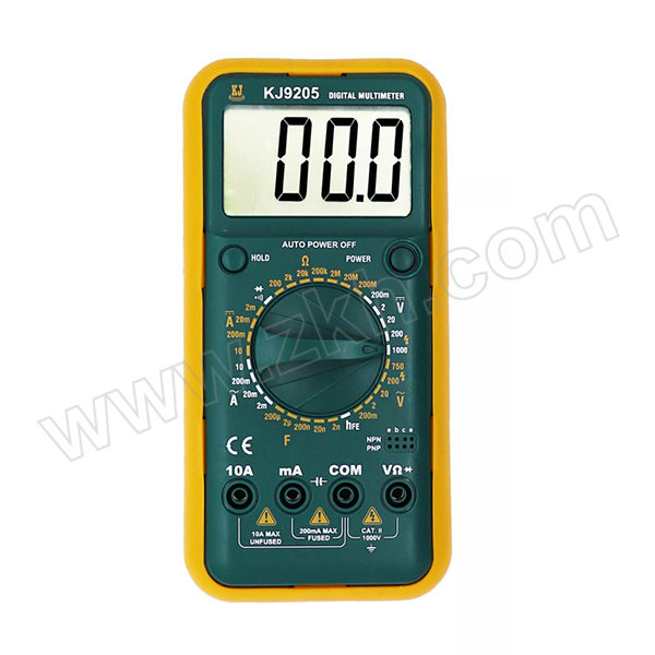 KEJIE/科捷 数显数字万用表 KJ9205 1000V 1台