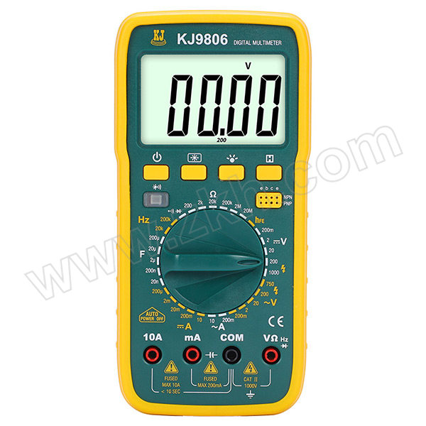 KEJIE/科捷 数显数字万用表 KJ9806 1000V 1台