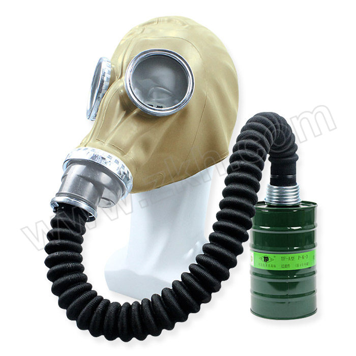 TF/唐丰 防毒面罩套装 TF-59 包含防毒皮面罩+0.5m导气管+4号滤毒罐 1套