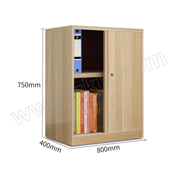 JOYH/震海 750木质移门矮柜 尺寸800×400×750mm 带一块层板 1台