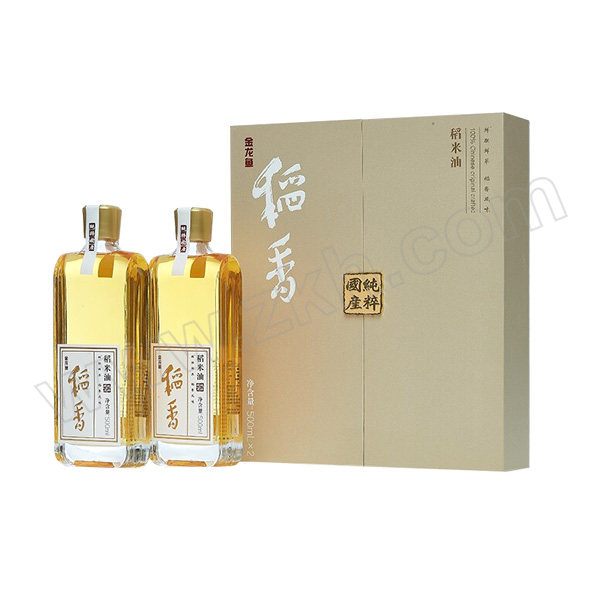 ARAWANA/金龙鱼 稻香稻米油 500mL×2 礼盒 1盒