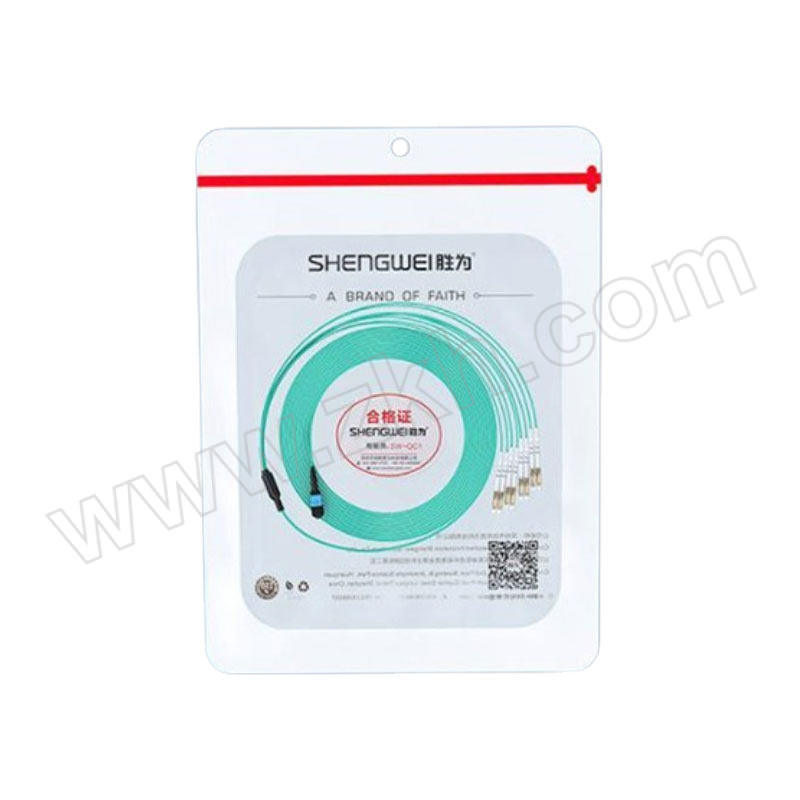 SHENGWEI/胜为 光纤跳线 FMPL-1203 MPO-LC多模12芯OM4 40G 3m 1根