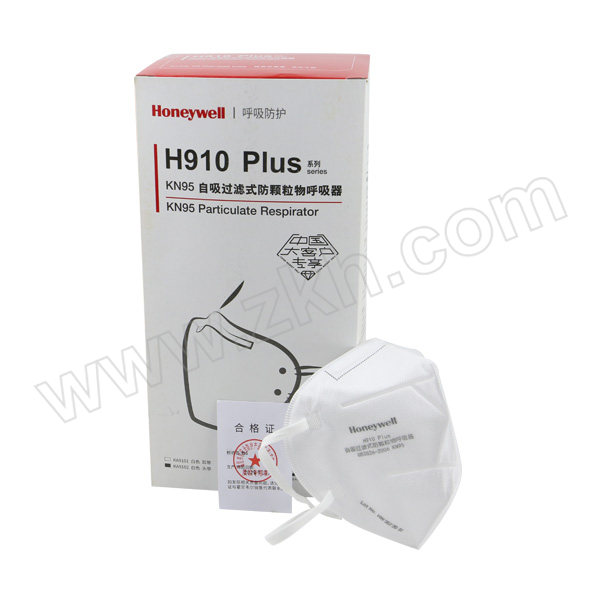 HONEYWELL/霍尼韦尔 H910Plus折叠款口罩 H1009102 KN95 头戴式 1盒