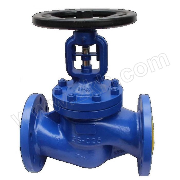 FLYFLOW/福莱福流 德标波纹管截止阀 WJ41H(GS-C25)-40C-DN20 法兰连接接口 铸钢阀体 公称压力40bar 1个