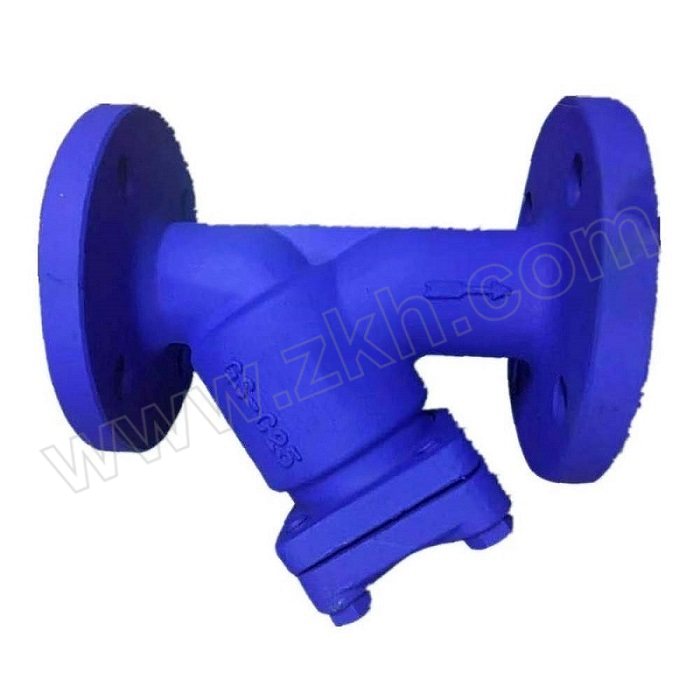 FLYFLOW/福莱福流 德标Y型过滤器 YG45H-40C-DN100 法兰连接接口 WCB碳钢阀体 目数60 1个