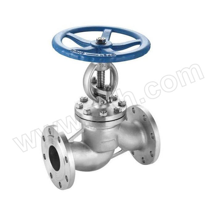 FLYFLOW/福莱福流 J41W系列德标不锈钢截止阀 J41W-40P-DN32 法兰连接接口 304不锈钢阀体 公称压力40bar 1个