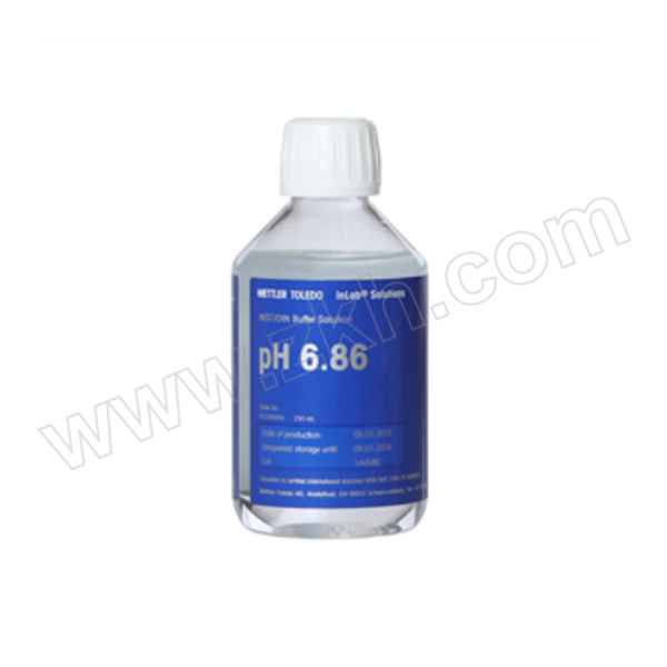 METTLER TOLEDO/梅特勒-托利多 pH缓冲液（GB标准） 30448313 pH6.86  1瓶*250mL 1瓶