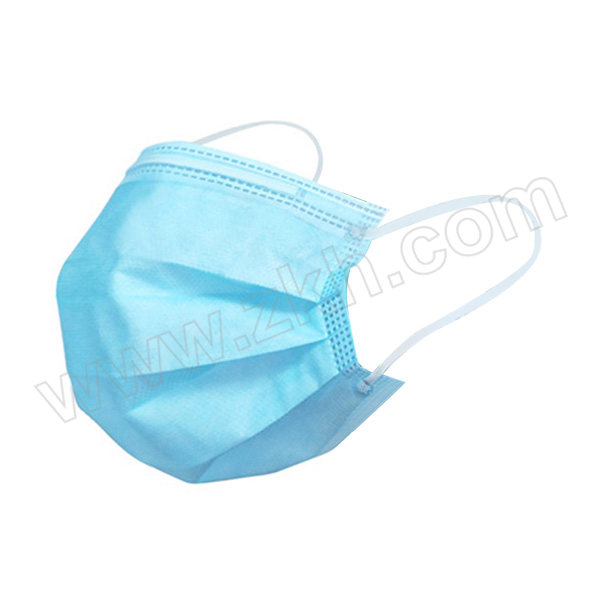 ZHONGTI BY-POWER/中体倍力 一次性使用医用口罩 Y1/10 蓝色 三层 10只 1袋