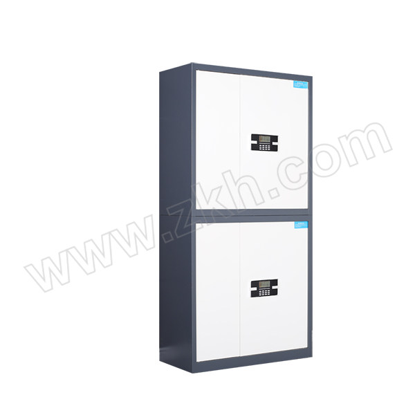 FEIHU/飞虎 密码锁分体双节保密柜 XFH-R1028-2 尺寸900×420×1850mm 对开 灰白色 1台