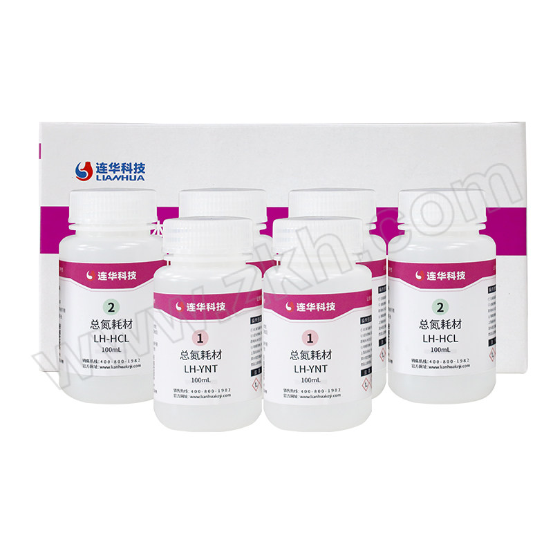 LIANHUA/连华科技 总氮液体试剂 LH-YNT-100 200mL×3瓶 1套