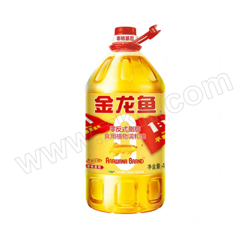 ARAWANA/金龙鱼 黄金比例零反式脂肪食用植物调和油（非转） 4L 1桶