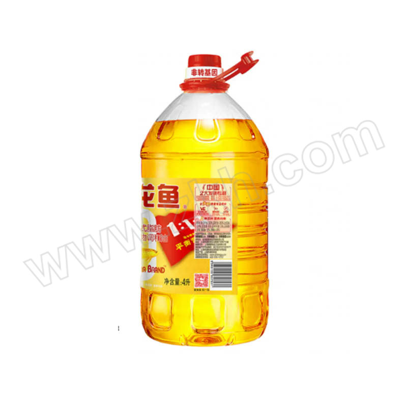 ARAWANA/金龙鱼 黄金比例零反式脂肪食用植物调和油（非转） 4L 1桶
