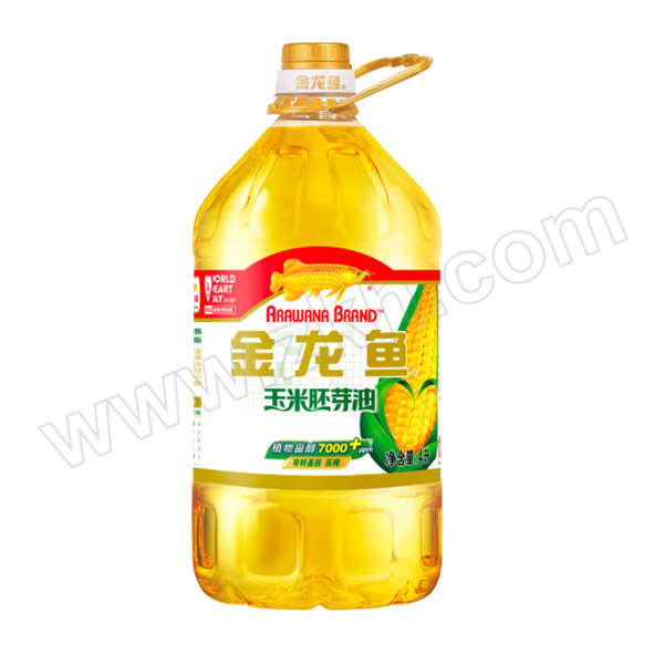 ARAWANA/金龙鱼 玉米胚芽油 4L 1桶