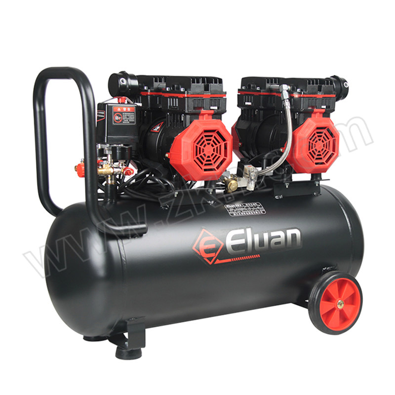 ELUAN/易路安 无油静音空压机 E50L-1500W 220V 含1个快插+1个吹尘枪+1卷生料带+5米的风管 1台