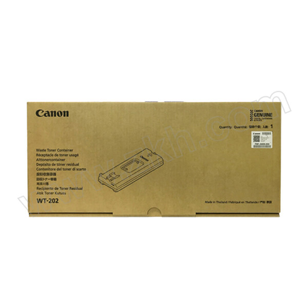 CANON/佳能 废粉盒 WT-202 适用iR C3120L/C3120/C3125/C3720 iR C3025/C3020 series iR-ADV C5560/C5550/C5540/C5535 series iR-ADV C3530/C3525/C3520 series iR-ADV C3330/C3325/C3320 series 1支
