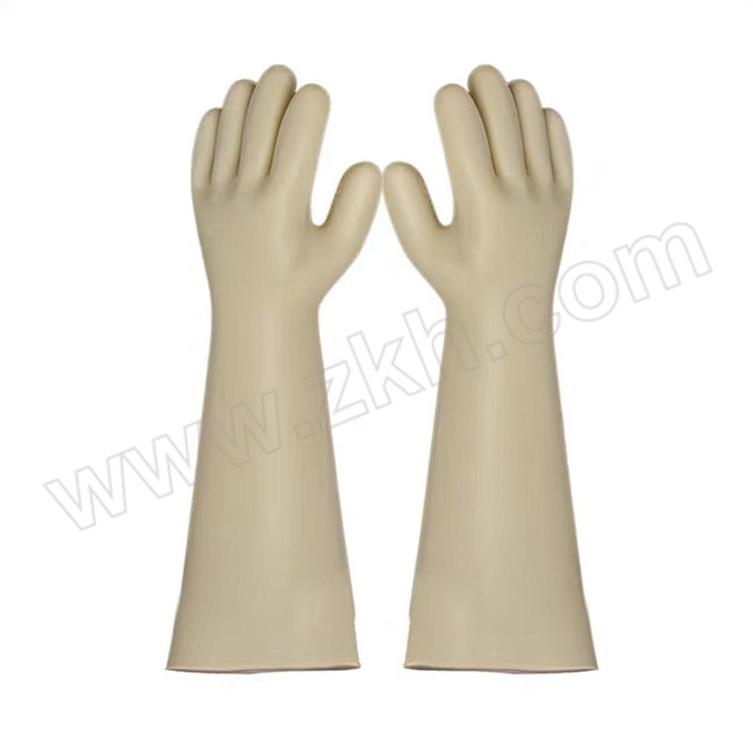 WEIDIE/威蝶 加厚工业耐酸碱手套 60B 均码 60cm 乳白色 1副