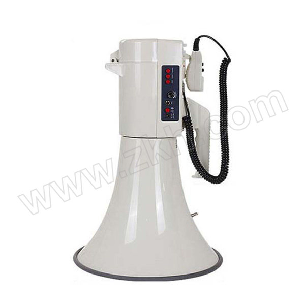 LEIGONGWANG/雷公王 录音插卡手麦喇叭户外喊话器 CR-90 白色 75W 含2600mAh锂电池×1 1个