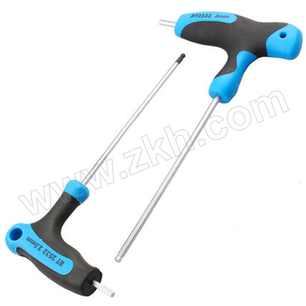 BERENT/百锐 双色柄T型柄内六角扳手 BT2533 3mm 1把