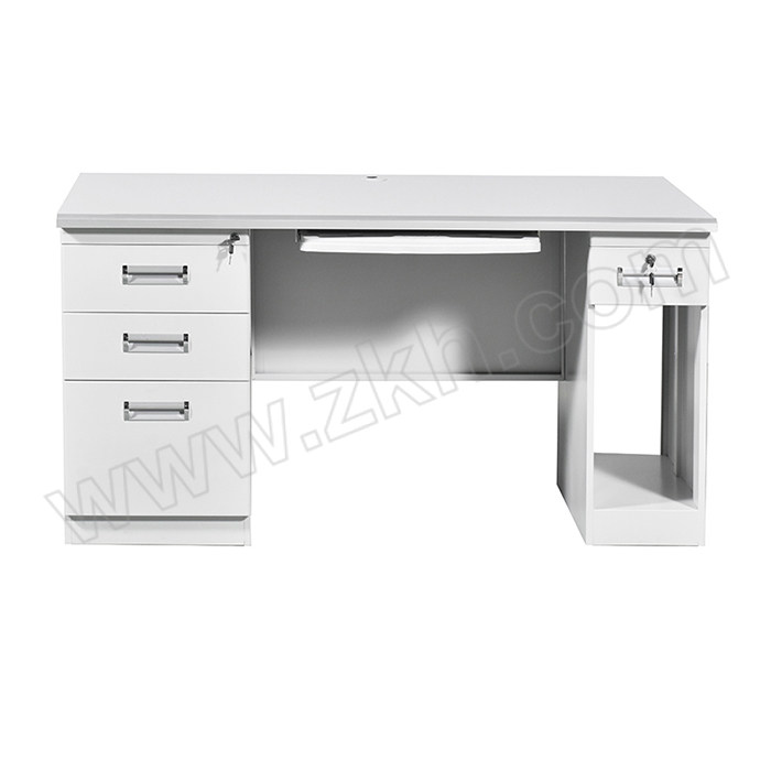 SANSHENG/三圣 1.4m四斗一空钢制办公桌 1400×700×750mm 1张