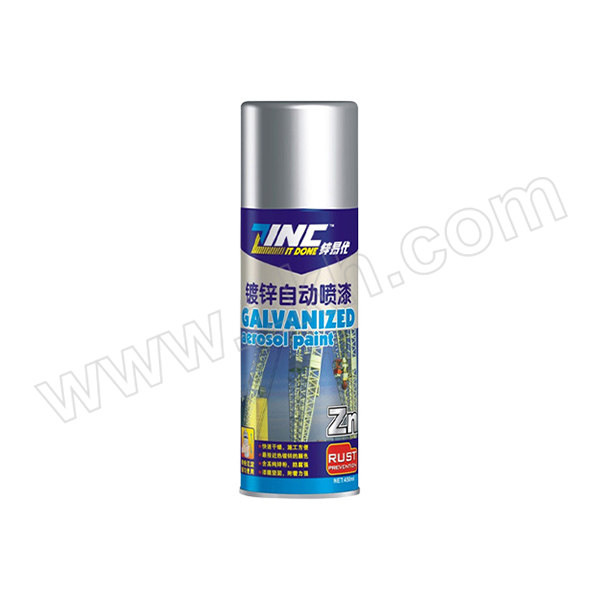 ZINC IT DONE/锌易代 镀锌喷漆 PQ0086 亮银色 450mL 1罐
