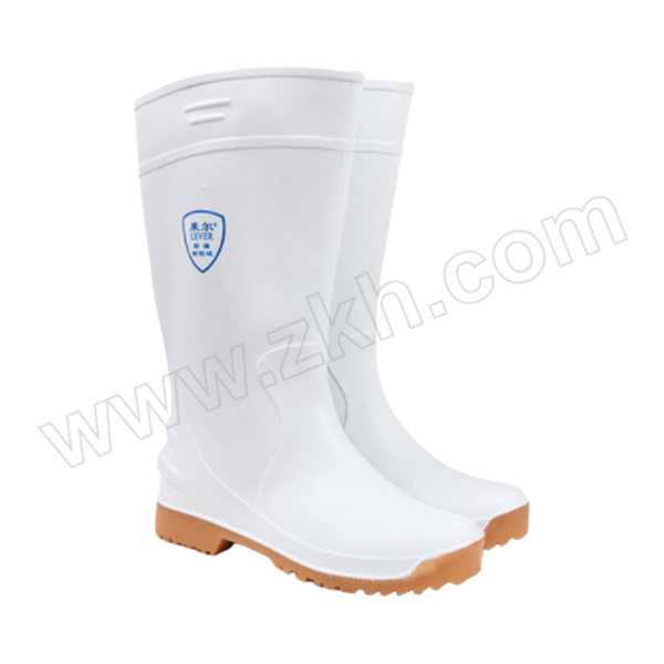 LEVER/莱尔 PVC白色卫生靴 SF-11-03 44码 1双