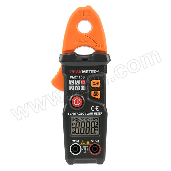 PEAKMETER/华谊 袖珍型交直流智能钳形表 PM2116S 1台