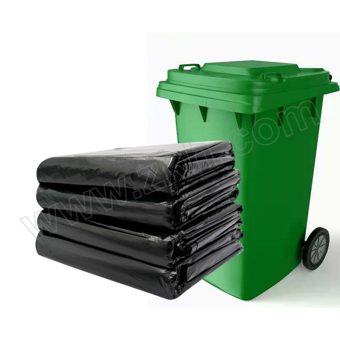 HUIBAILI/汇百利 物业商用垃圾袋 6971724363259 90x100cm 50只 黑色大号增厚物业垃圾袋 1包