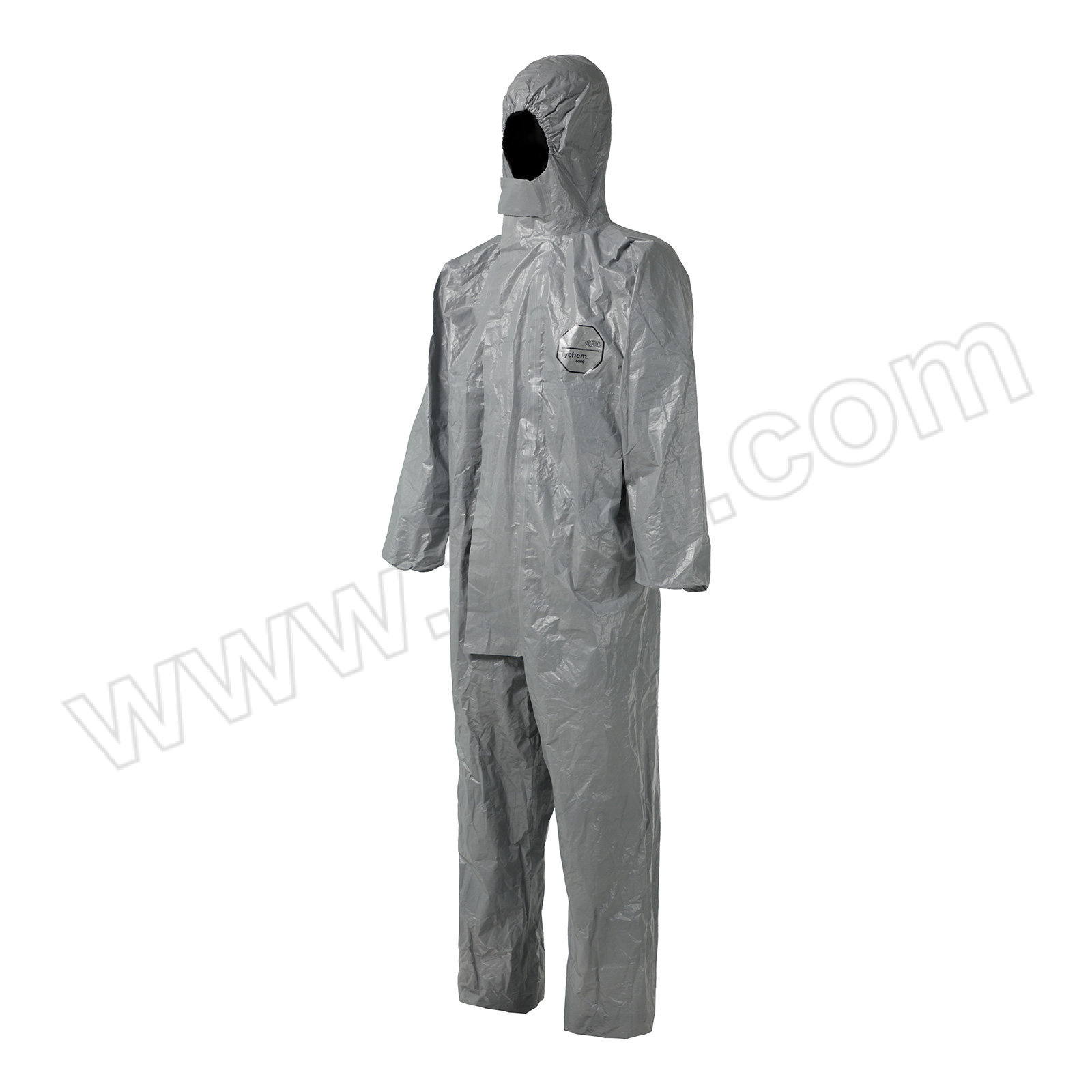 DUPONT/杜邦 Tychem 6000 F 带帽连体防护服 TF198T GY（原Tychem F) XL 灰色 1件