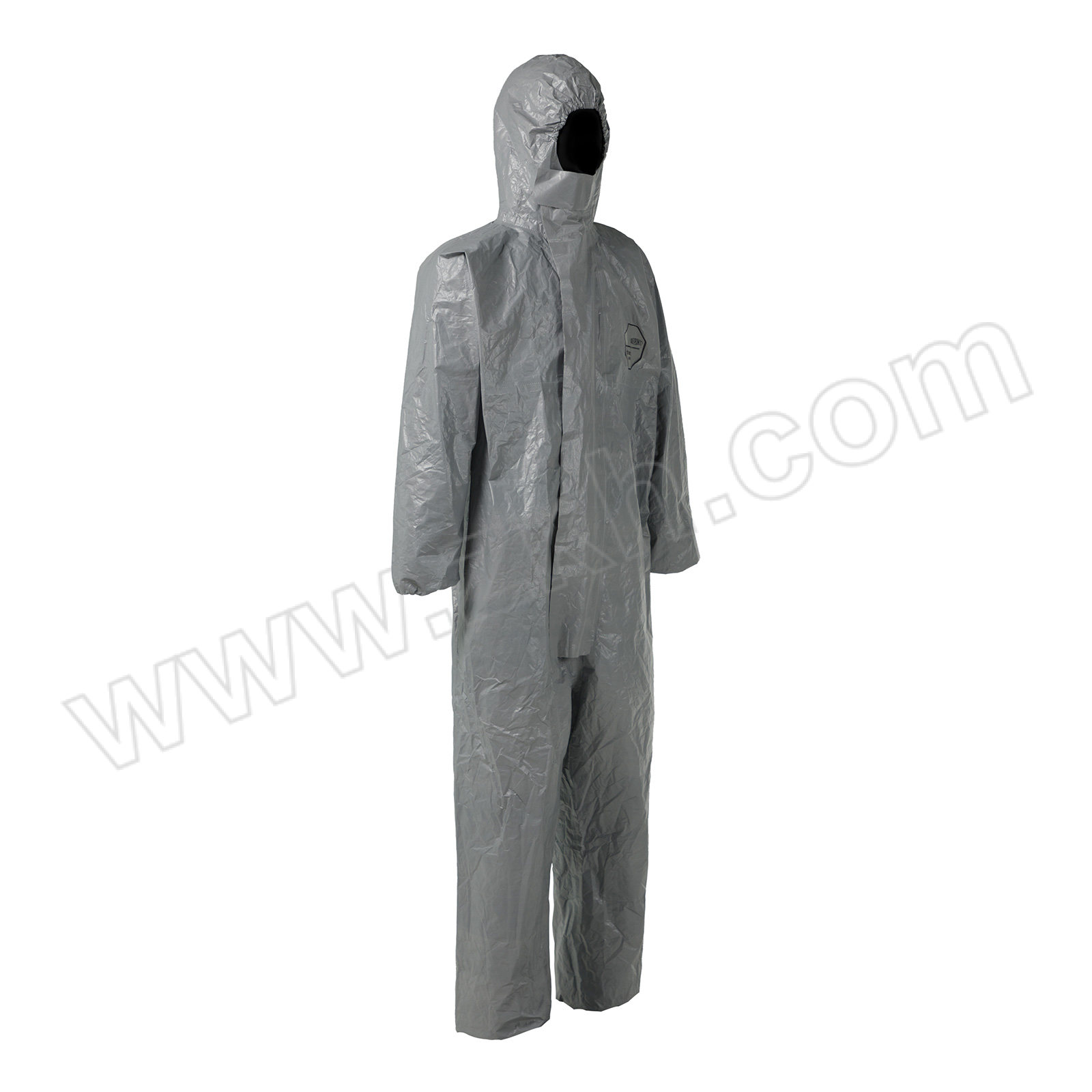 DUPONT/杜邦 Tychem 6000 F 带帽连体防护服 TF198T GY（原Tychem F) XL 灰色 1件