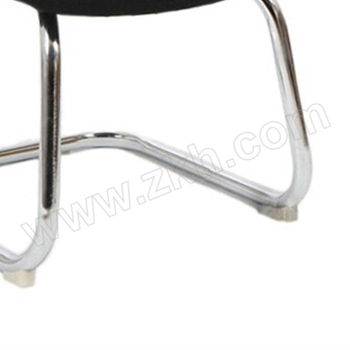 LANRAN/兰冉 黑色弓形脚网面透气办公椅会议培训椅 LR-YZ2201 不可折叠 1张