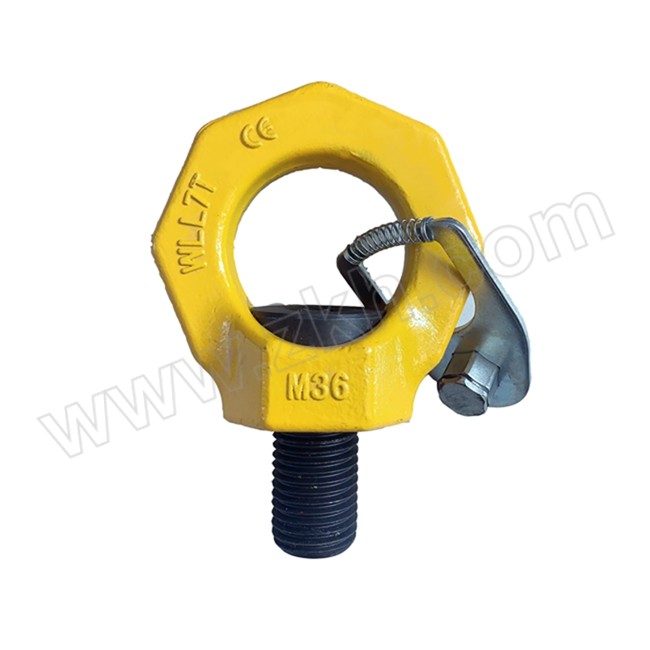 PPU/品尔优 眼型旋转吊环 UET-08-M36 0°额定载荷7t 45°额定载荷4.9t M36 1只