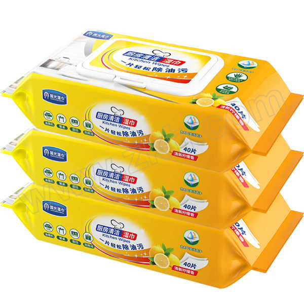 G&G/国光湿巾 厨房清洁湿巾 JJ40CF-001 40片×12包 6932844604912 1箱