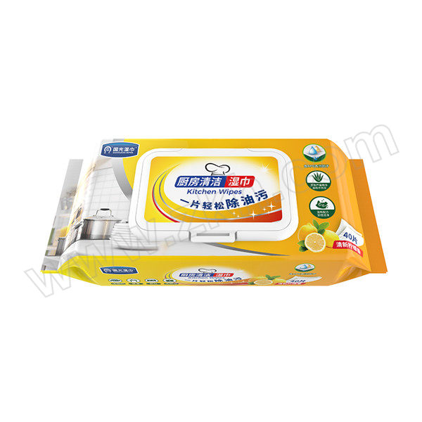 G&G/国光湿巾 厨房清洁湿巾 JJ40CF-001 40片×12包 6932844604912 1箱
