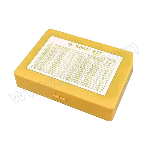 ZHIDE/质德 丁腈橡胶O型圈套盒 黄色 1个