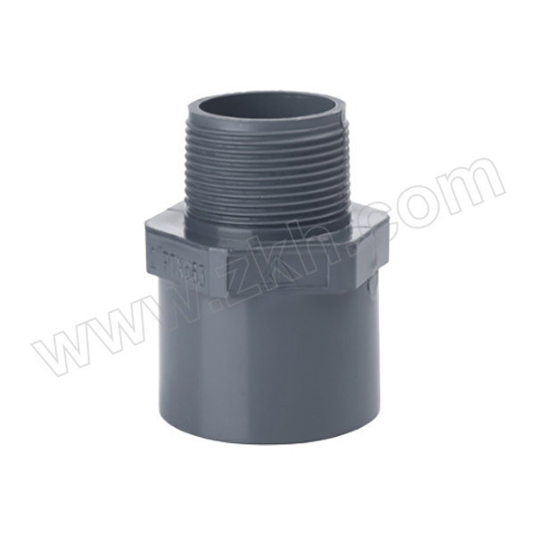 HERSHEY/环琪 外丝阀接头 1-1/2" 国标UPVC 1个