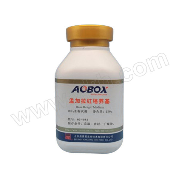 AOBOXING/奥博星 孟加拉红培养基 02-082 BR 250g 1瓶