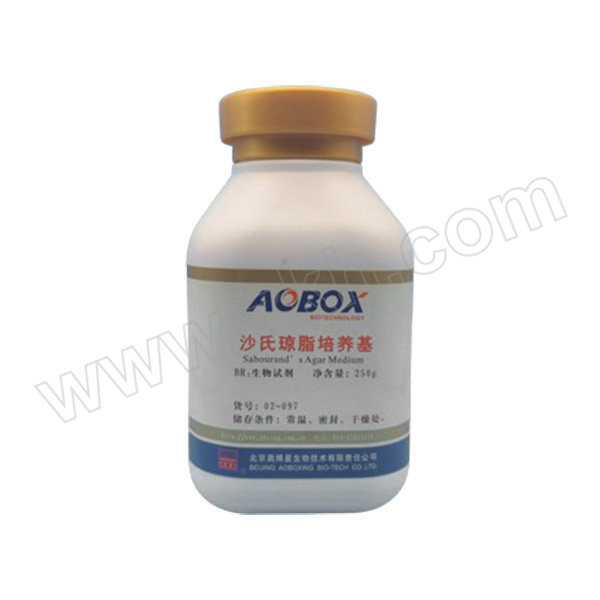 AOBOXING/奥博星 沙氏琼脂培养基 02-097 BR 250g 1瓶