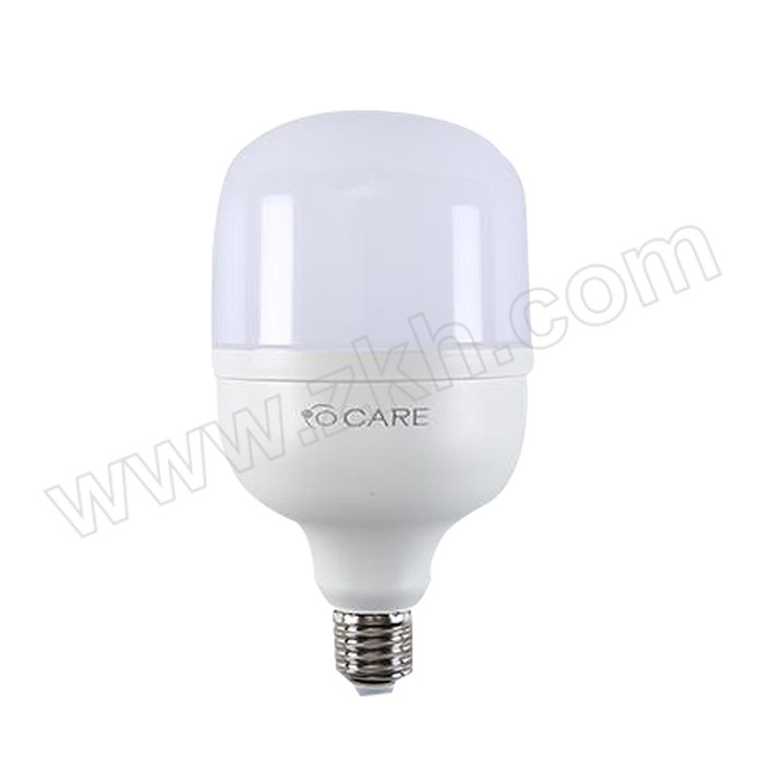 CARE/开尔照明 LED柱形球泡灯 T120 38W E27螺口 白光6500K 1个