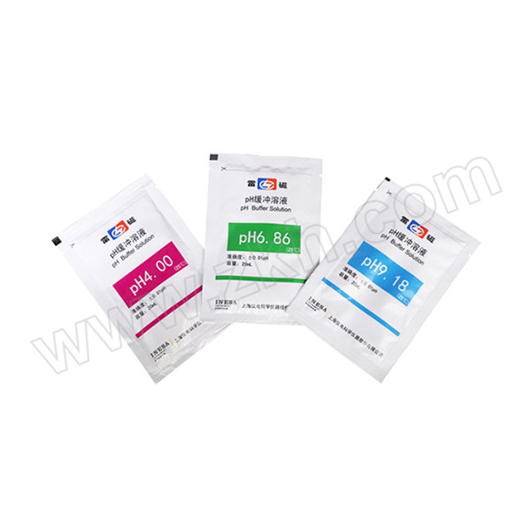 LEICI/雷磁 pH缓冲试剂 780500N02 pH4.00+6.86+9.18套装 粉剂 3种×50包 1套