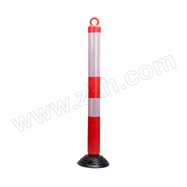 JUYUAN/聚远 不倒翁警示柱 红白相间 底座直径26.5cm 高120cm 柱身直径10cm 柱身PE材质 橡胶底座 1个