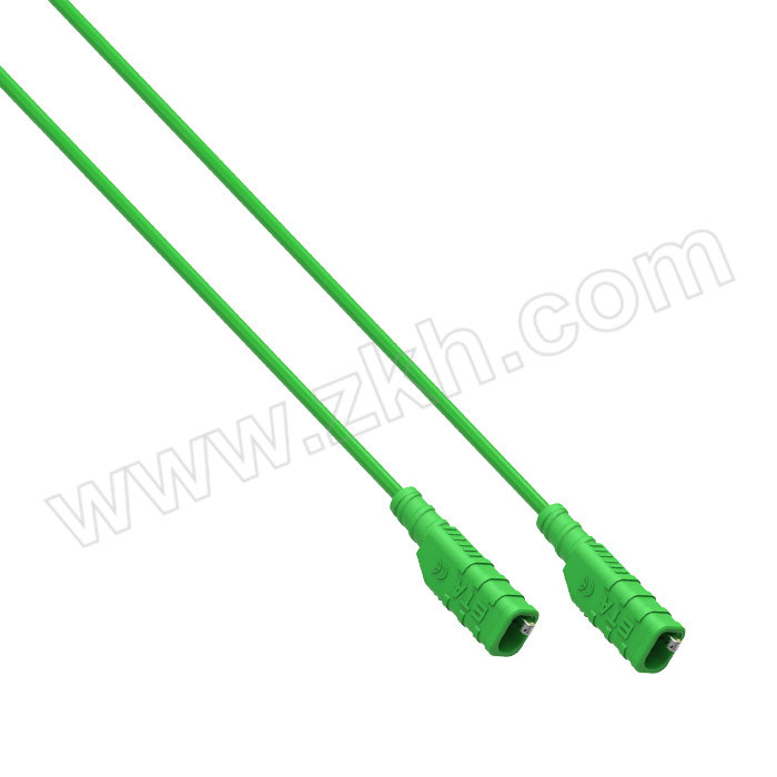ETA 绿色鳄鱼夹双夹测试线 ETA4512 10A 4mm 绿色 1包
