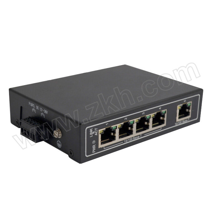 DAHUA/大华 5口百兆工业级网络交换机 DH-IS1000C-5ET-DC 非管理型 百兆传输 即插即用 1台