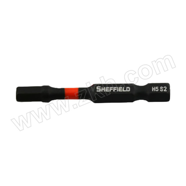 SHEFFIELD/钢盾 10件套6.3mm系列50mm长抗冲击六角旋具头 S054305 H5 1套