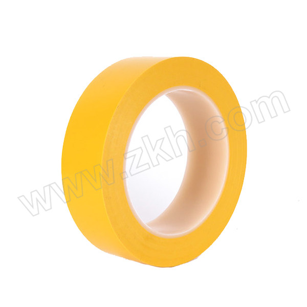 JUYUAN/聚远 PVC警示划线胶带 黄色 30mm×33m 1卷